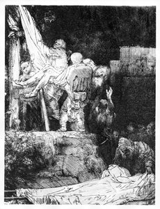 The Descent from the Cross with a Torch